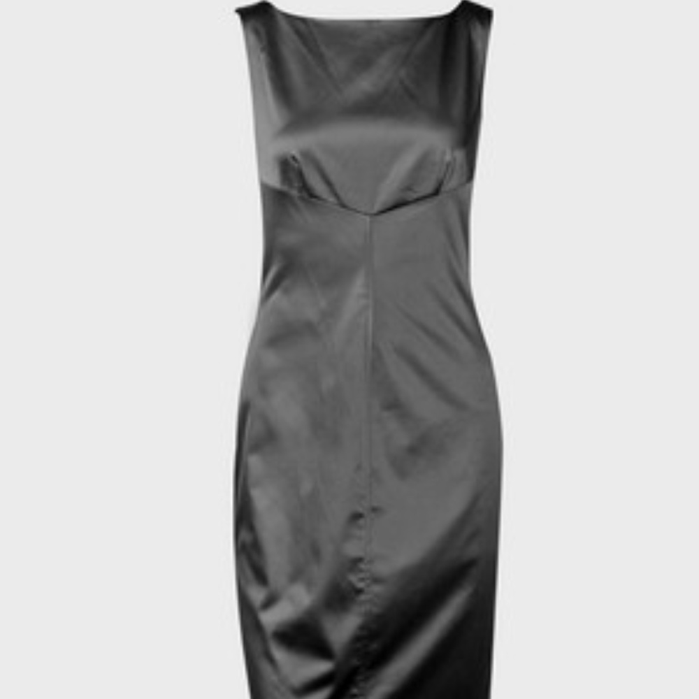 DIANE von FURSTENBERG DOROTHEA BLACK DRESS -  sz 2